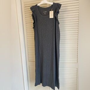Gray 100% cotton casual maxi dress by Universal Thread Size XXL